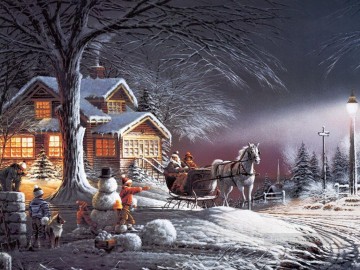 Weihnachtsmarkt Werke - Terry Redlin Winter Wonderland Kinder